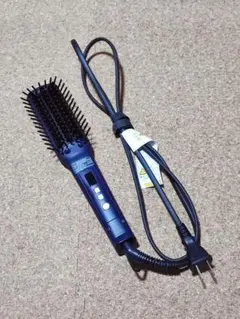 サロニア　ストレートヒートブラシ　スリム　ネイビー