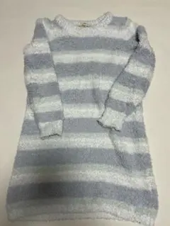 ジェラートピケ もこもこ ルームウェア トップス ブルー