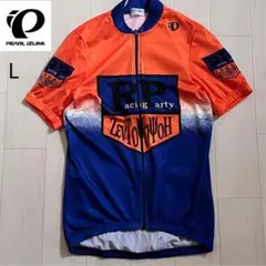 PEARL IZUMI サイクルジャージ L オレンジ×ブルー　半袖のサムネイル