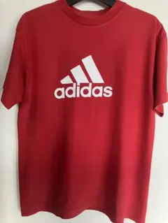 adidas ロゴ Tシャツ レッド