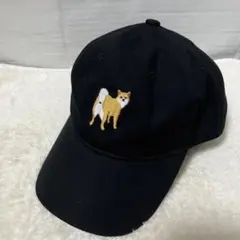 【新品】柴犬 刺繍 キャップ 男女兼用 振り向き