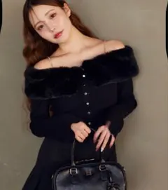 one after another NICECLAUPビジューファーニット