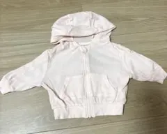 petit main フード付きパーカー　メッシュ素材