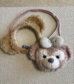 ディズニー ダッフィーカチューシャ シェリーメイポーチ