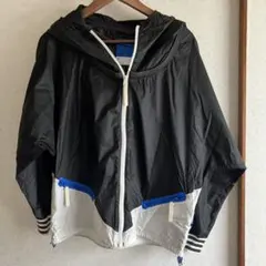adidas Originals ウィンドブレーカー M 黒/白/青