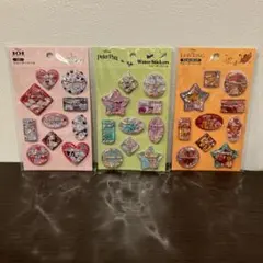 ウォーターシール　3枚セット　ライオンキング　ピーターパン　101匹わんちゃん