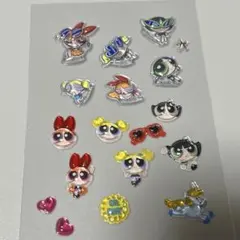 パワーパフガールズうるちゅるポップシール おすそ分け　プチドロップシール