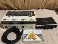 【美品・箱説付】BEHRINGER UMC204HD ★5m USBケーブル付のサムネイル