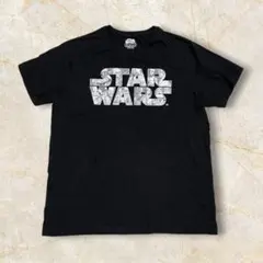 STAR WARS ヨーダ ボバフェット アートロゴ US古着 Tシャツ L