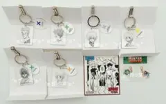 【匿名配送】ハンターハンター　クリアベースキーホルダー ミニ色紙 チャーム
