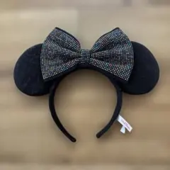 ミッキー耳型カチューシャ ビジュー付き