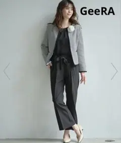 GeeRAセレモニーツイードジャケットスーツ3点セットMサイズ