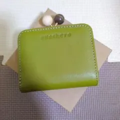 ズッケロ　新作　Zucchero 二つ折り財布　がま口　牛革　レディース　本革のサムネイル