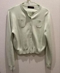 CABaN コットンカシミヤ クルーネックカーディガン