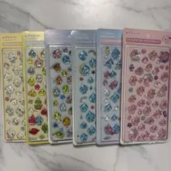 しずくちゃんボンボンドロップシール　ぷくぷくシール６枚