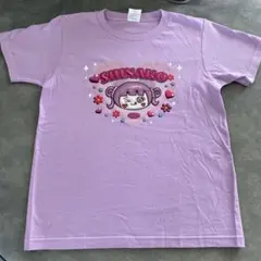 美品 しなこTシャツ　原宿キャラクター 140サイズ パープル