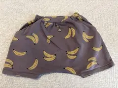 【美品】テータテート 90cm バナナ柄 かぼちゃパンツ　ブラウン　かわいい