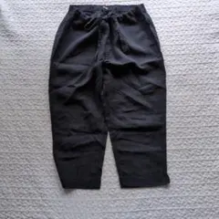 マーガレットハウエル 23SS コットンリネンツイル パンツ 1 ブラック 楽天市場】リネン パンツ（ブランドマーガレットハウエル）の通販