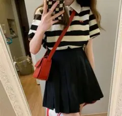 韓国フッアション好きな方オススメ♡スカート ミニ ボトムス プリーツ ミニ丈