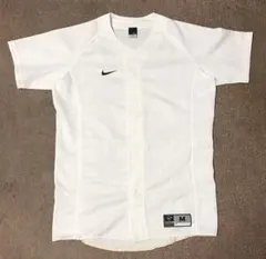NIKE ナイキ ベースボールシャツ M 白 00's ホワイト -used-のサムネイル