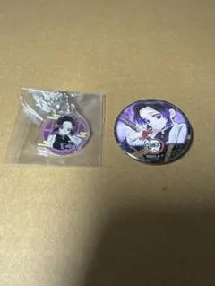 鬼滅の刃　特別編集版放送記念　名場面缶バッジ アクリルチャームセット胡蝶しのぶ