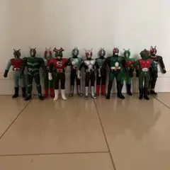 仮面ライダー　11体　希少　まとめ売り ソフビ人形　平成　希少
