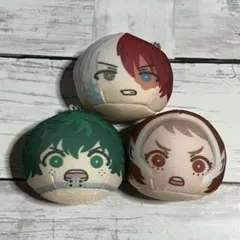 僕のヒーローアカデミア おまんじゅうにぎにぎマスコット2 3点セット