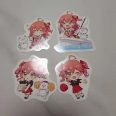 さくらみこ　スシロー　コラボ　みこち　ピック　4枚セット　まとめ売り