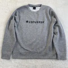 converse トレーナー　スウェット　シンプル　グレー