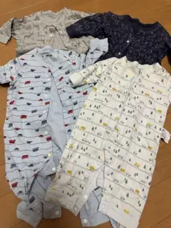 ユニクロ　ロンパース　70 60