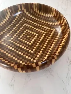 【希少】　超美品　箱根寄木細工　木製菓子器 丸型　お盆 2025年最新】天然木お盆の人気アイテム - メルカリ 【希少】 超美品