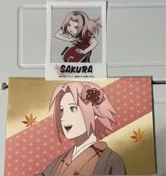 春野サクラ　秋の歩み　特典ポストカード　ナルト　NARUTO