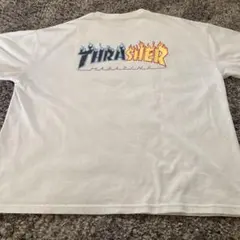 THRASHER ロゴ Tシャツ Lサイズ ホワイト