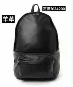 新品 ツモリチサト キャリー リュック ライトラムレザー 黒 猫金具