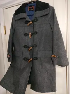 美品✦McGREGORマックレガー　上質ウールダッフルコートM　チャコールグレー