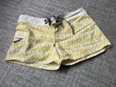 patagonia サーフパンツ レディース 2サイズ白/黄色