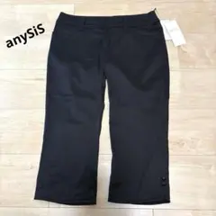 【新品・タグ付き】anySiS エバービューティ クロップド パンツ 2 黒のサムネイル
