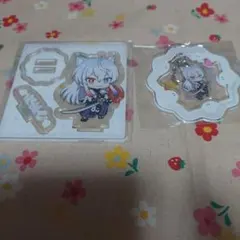 カラフルピーチどぬくアクリルスタンドとキーホルダーセット