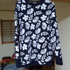 ロンハーマン　ヘルスニット　ハイビスカス トレーナー Lサイズ