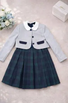 130 襟付きワンピースジャケット セット