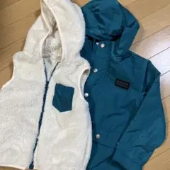 BeBeフード付きジャケット 120cm