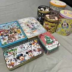 ディズニー　缶ケース　まとめ売り　ドナルド　25周年　30周年　35周年