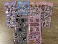 [正規品]サンリオキャラクターズ キラキラカプセルシール 6枚セット!!