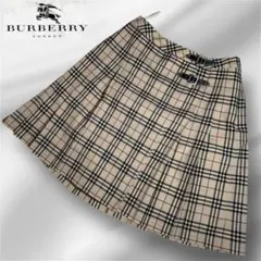 ✨美品✨【BURBERRY London】ノバチェック プリーツ スカート
