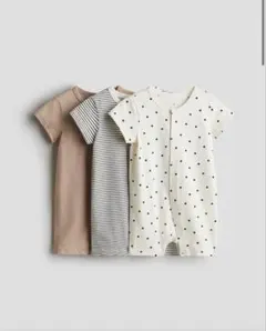 H&Mロンパース3枚セット 75cm