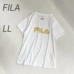 新品♡FILA クルーネックロゴプリントTシャツ　半袖　　吸水速乾