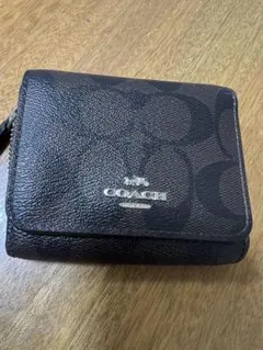 COACH 三つ折財布 ブラウン