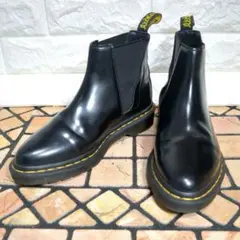 極美品 ドクターマーチン サイドゴアブーツ UK5/24cm チェルシーブーツ黒