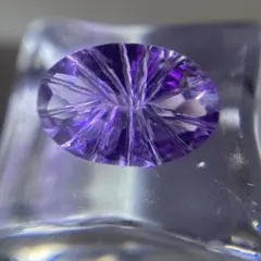 k*.様 特殊カット　6.15ct天然石　アメジスト ルース　即日発送&匿名発送
