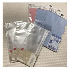 32.シール台紙　クリアポケット　セリア